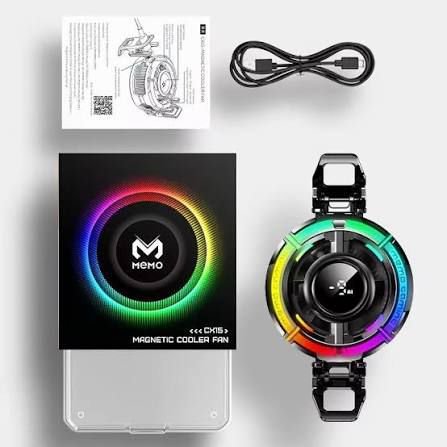 magnetic rgb cooling fan with turbo cooling & strong magnetic attachment magnetic rgb cooling fan with turbo cooling & strong magnetic attachment