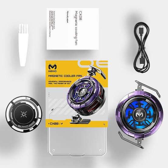 magnetic rgb cooling fan with turbo cooling & strong magnetic attachment magnetic rgb cooling fan with turbo cooling & strong magnetic attachment