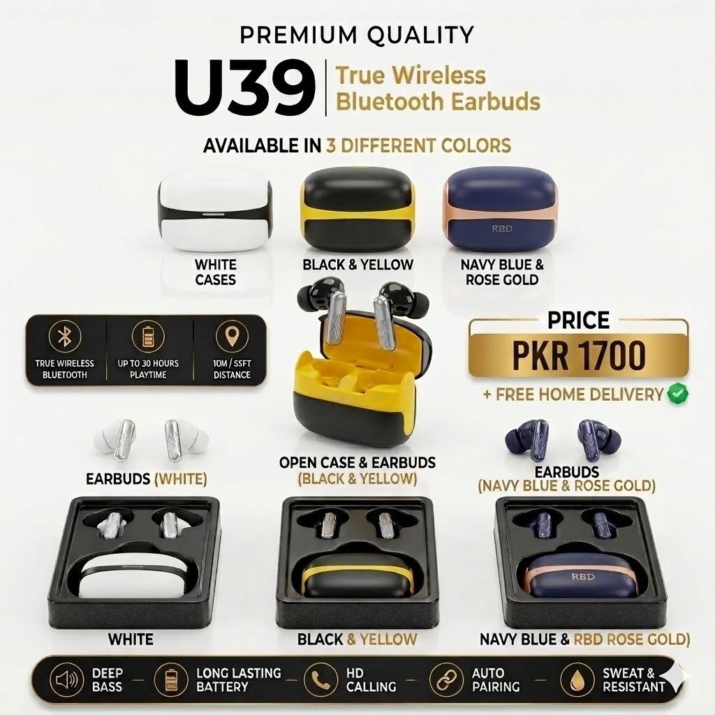 u39 true wireless earbuds offer powerful sound with deep bass u39 true wireless earbuds offer powerful sound with deep bass